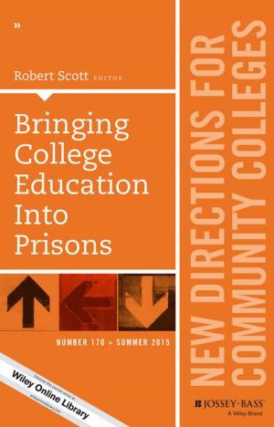 Cover of the book Bringing College Education into Prisons by Lisa Sparks, Kevin B. Wright, H. Dan O'Hair