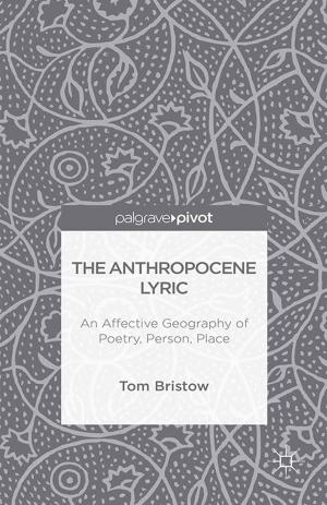 Cover of The Anthropocene Lyric