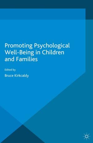 Cover of the book Promoting Psychological Wellbeing in Children and Families by Nicolas Tredell