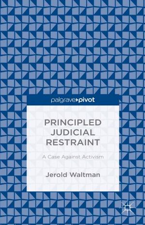 Cover of the book Principled Judicial Restraint: A Case Against Activism by K. Coulter
