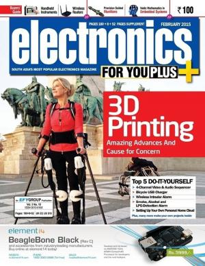 Book cover of Electronics for You, February 2015