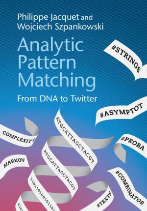 Cover of the book Analytic Pattern Matching by Tim Maxian Rusche