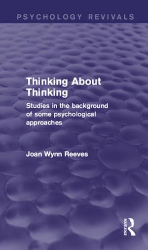 Cover of the book Thinking About Thinking by Arnold I. Goldberg