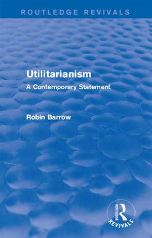 Cover of the book Utilitarianism by Erik Hornell, Jan-Erik Vahlne