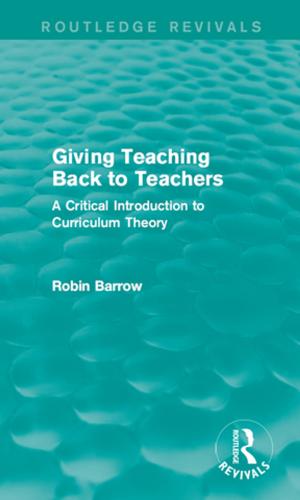Cover of the book Giving Teaching Back to Teachers by Inger Birkeland