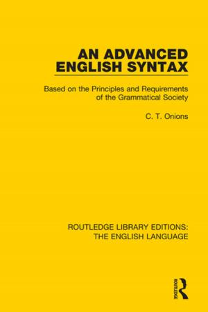 Cover of the book An Advanced English Syntax by A Collection by Young Authors