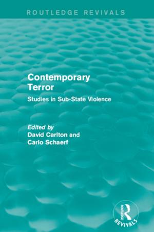 Cover of the book Contemporary Terror by Alexander von Eye
