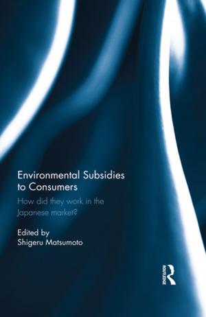 Cover of the book Environmental Subsidies to Consumers by Bruce Mazlish