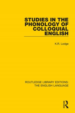 Cover of the book Studies in the Phonology of Colloquial English by 