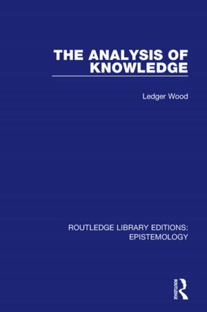 Cover of the book The Analysis of Knowledge by Albert Jolink, Jan Van Daal
