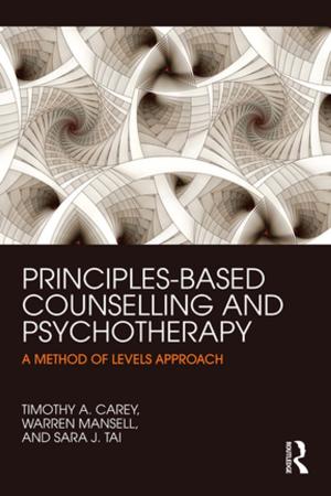 Cover of the book Principles-Based Counselling and Psychotherapy by Bernard Campbell