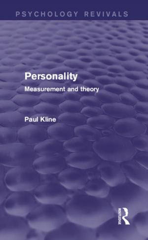 Cover of the book Personality (Psychology Revivals) by Sonia Pertsinidis