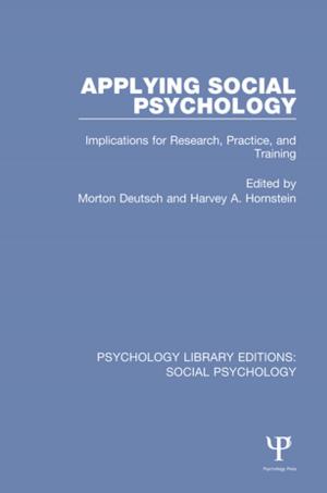 Cover of the book Applying Social Psychology by Mark Doel, Steven Shardlow, David Sawdon