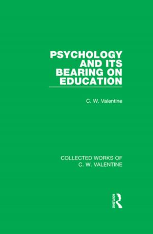 bigCover of the book Psychology and its Bearing on Education by 