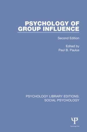 Cover of the book Psychology of Group Influence by Jef Huysmans