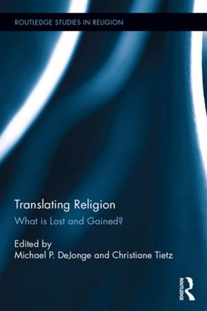 Cover of the book Translating Religion by Alina Kaczorowska-Ireland