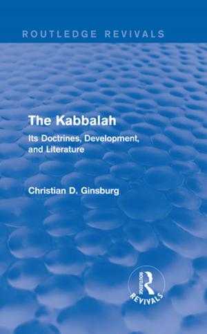 Cover of the book The Kabbalah (Routledge Revivals) by Joseph R Ferrari, Judith G Chapman