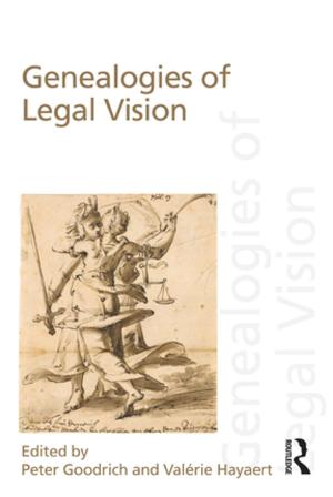 Cover of the book Genealogies of Legal Vision by J.N. Findlay