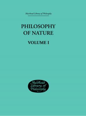 Cover of the book Hegel's Philosophy of Nature by Kaliappa Kalirajan, Shashanka Bhide