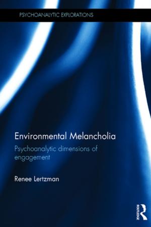 Cover of the book Environmental Melancholia by James M. Magrini, Elias Schwieler