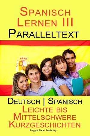 Cover of Spanisch Lernen III - Paralleltext (Deutsch - Spanisch) Leichte bis Mittelschwere Kurzgeschichten