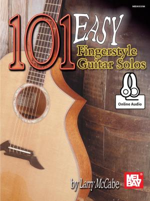 Book cover of 101 Easy Fingerstyle Guitar Solos
