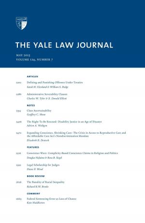 Book cover of Yale Law Journal: Volume 124, Number 7 - May 2015