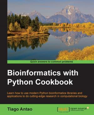 Cover of the book Bioinformatics with Python Cookbook by Ezra Schwartz