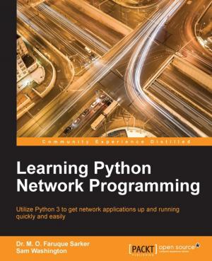 Cover of the book Learning Python Network Programming by Charles Hamilton, Rodolfo Giometti, Richard Grimmett