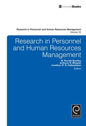 Cover of the book Research in Personnel and Human Resources Management by Barbara Wejnert