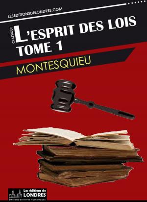 Book cover of L'esprit des lois - Tome 1