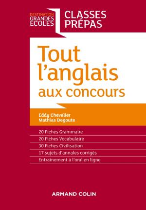 Book cover of Tout l'anglais aux concours