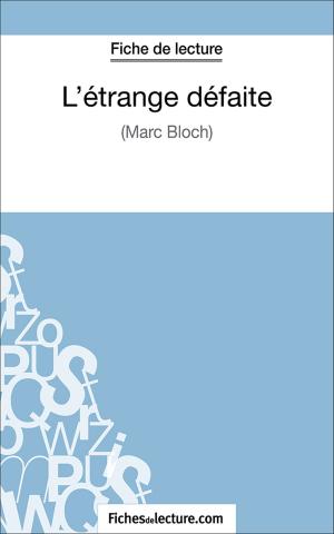 Cover of the book L'étrange défaite by Laurence Binon, fichesdelecture.com