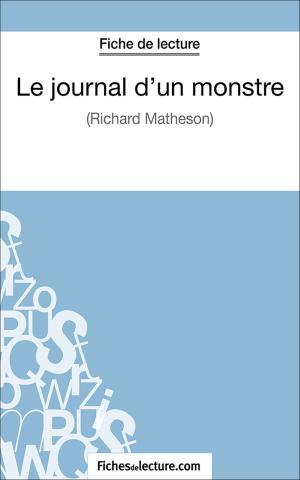 Cover of the book Le journal d'un monstre by Gregory Jaucot, fichesdelecture.com