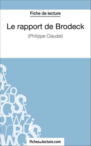 Cover of the book Le rapport de Brodeck by fichesdelecture.com, Jessica Z.