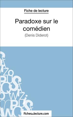 Cover of the book Paradoxe sur le comédien by Laurence Binon, fichesdelecture.com