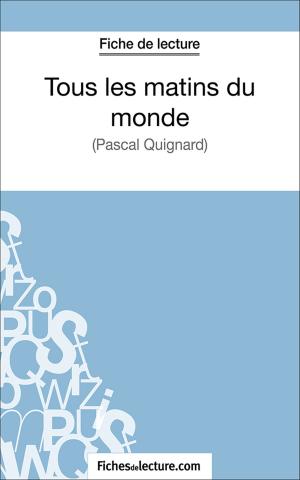 Cover of the book Tous les matins du monde by Sophie Lecomte, fichesdelecture.com