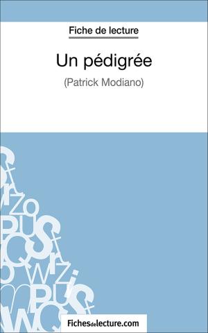 Cover of the book Un pédigrée by Vanessa Grosjean, fichesdelecture.com