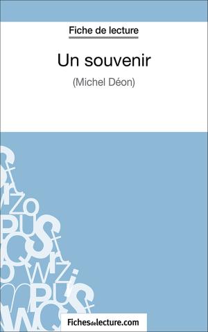 Cover of the book Un souvenir by Vanessa Grosjean, fichesdelecture.com
