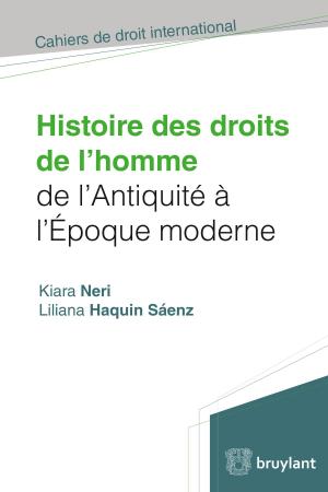 bigCover of the book Histoire des droits de l'homme de l'antiquité à l'époque moderne by 