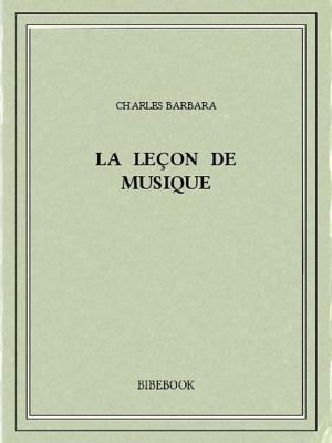 Cover of the book La leçon de musique by Edmond About