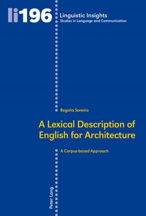 Cover of the book A Lexical Description of English for Architecture by Bogdana Koljevic