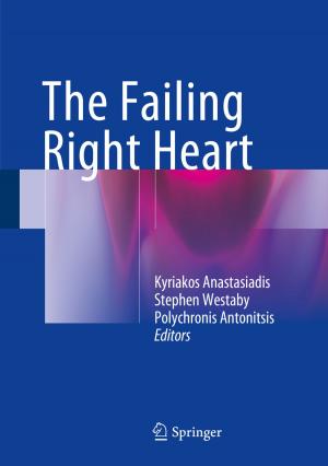 Cover of the book The Failing Right Heart by Vijay P. Singh, Igor V. Bondyrev, Zurab V. Davitashvili