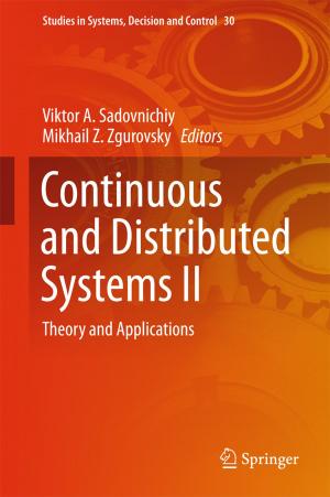 Cover of Continuous and Distributed Systems II