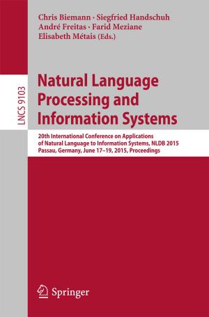 Cover of the book Natural Language Processing and Information Systems by Momčilo Gavrilov
