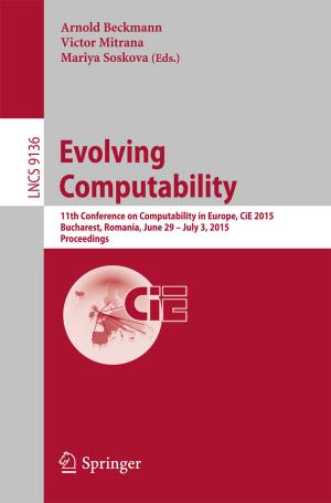 Cover of the book Evolving Computability by Huỳnh Anh Chi Thái