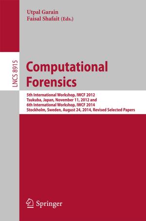 Cover of the book Computational Forensics by Ana Maria Verissimo, Sanghamitra M. Misra