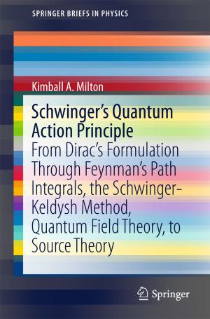Cover of the book Schwinger's Quantum Action Principle by Jeffrey R. Wilson, Kent A. Lorenz
