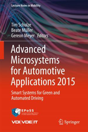 Cover of the book Advanced Microsystems for Automotive Applications 2015 by Clay Wilson, Stanislav Abaimov, Maurizio Martellini, Sandro Gaycken