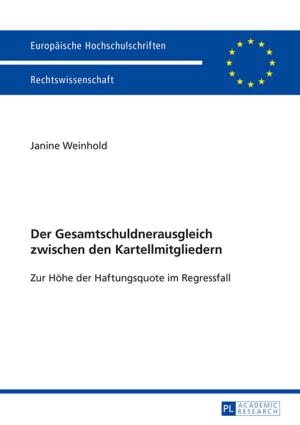 Cover of the book Der Gesamtschuldnerausgleich zwischen den Kartellmitgliedern by Alexa Buckler